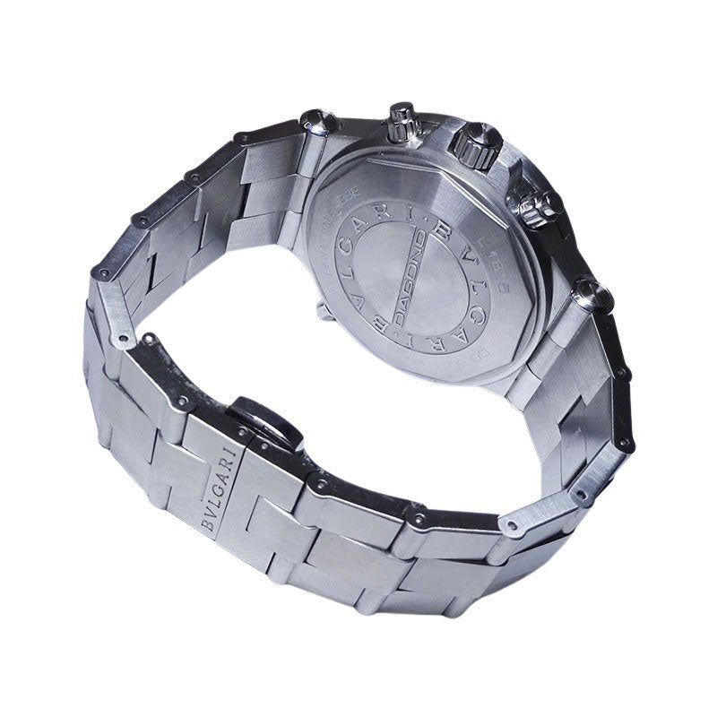 BVLGARI ブルガリ ディアゴノ GMT DG40S GMT/101633 自動巻き メンズ 腕時計【美品中古】