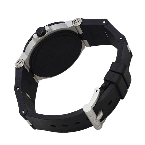 BVGARI ブルガリ アルミニウム デイト BB40AT メンズ 腕時計【中古】