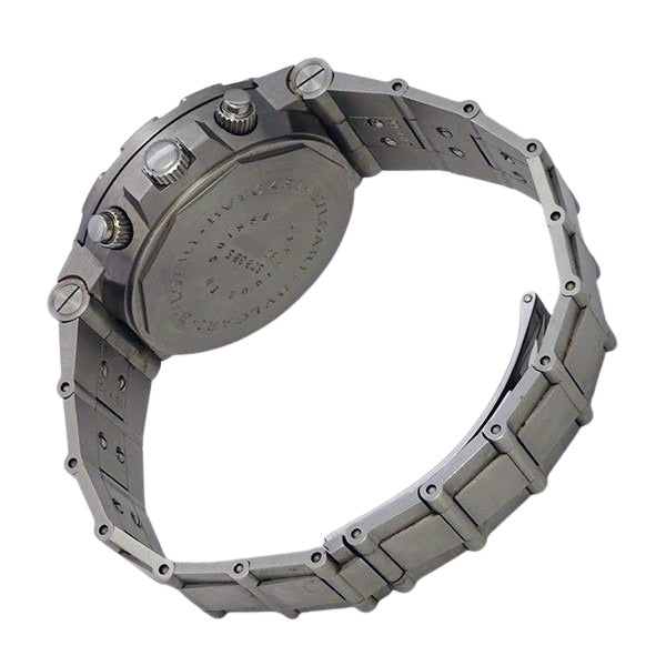 BVLGARI ブルガリ ディアゴノ スクーバ クロノグラフ SCB38S メンズ 腕時計【中古】