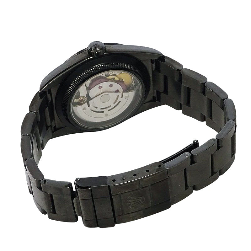 ROLEX ロレックス エクスプローラーⅠ 114270 Y番 DLCコーティングカスタム メンズ 腕時計 【中古】