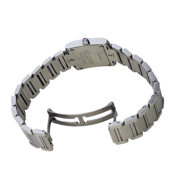 Cartier カルティエ タンクフランセーズSM ピンクシェル W51028Q3/3217 レディース 腕時計【中古】