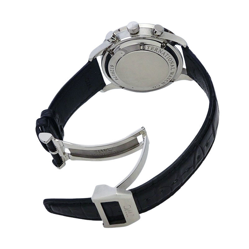 IWC アイダブルシー ポルトギーゼ クロノグラフ IW371491 メンズ 腕時計 【中古】
