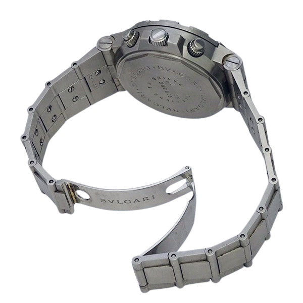 BVLGARI ブルガリ ディアゴノ スクーバ クロノグラフ SCB38S メンズ 腕時計【中古】