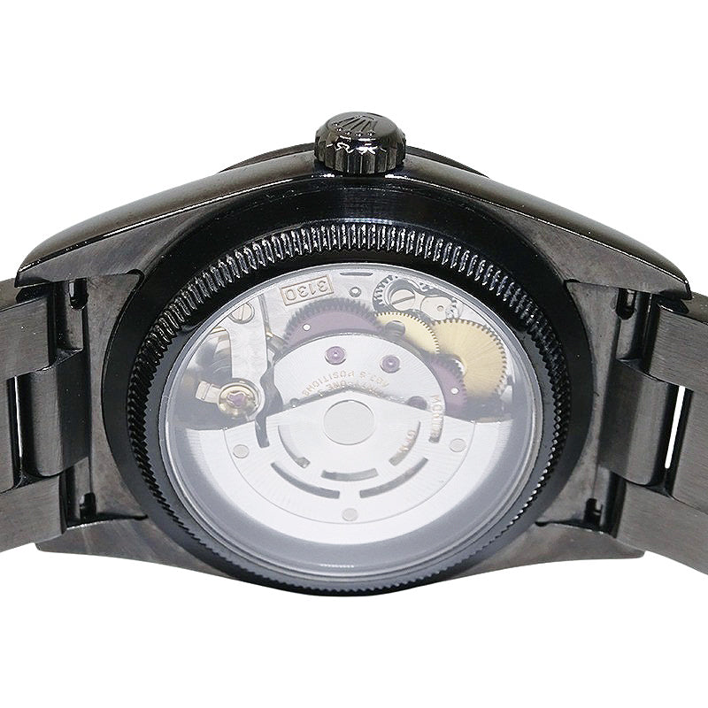 ROLEX ロレックス エクスプローラーⅠ 114270 Y番 DLCコーティングカスタム メンズ 腕時計 【中古】