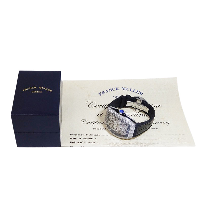 FRANCK MULLER フランクミュラー ヴァンガード アフターダイヤセッティング V45SCDT メンズ 腕時計【美品中古】